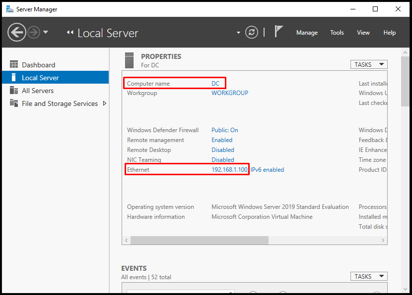 Windows Server 2019 Active Directory Domain Services Kurulumu ve Yapılandırılması