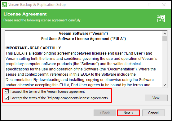 Veeam Backup & Replication v9.5 Kurulumu